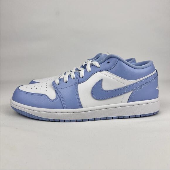 Nike Air Jordan 1 Low White Aluminum DC0774-142 Men’s Size 9.5 / Women’s 11 - Picture 6 of 6